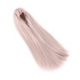 thumbnail image 1 of Pelo De Muñeca Liso, Pelo De Muñeca Artesanal Realista Con Flequillo, Accesorios De Muñecas De Moda Para Muñecas De Circunferencia De Cabeza De 18,5 A 21 Cm, 1 of 8