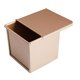 thumbnail image 1 of Herramientas Para Hornear, Diseño De Rizado De Boca Lateral, Cubo De Agua, Tapa Deslizante Antiadherente, Caja Para Tostadas, Molde Para Hornear Pan, Caja Para Tostadas Cuadrada Antiadherente Dorada Serendint HA018080-00, 1 of 6
