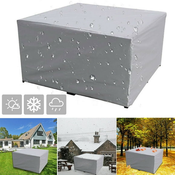 Waterproof Patio Furniture Set Cover, Lawn Patio Furniture Cover with Padded Handles, Patio/Outdoor Table Cover, Patio/Outdoor Dining Square Table Chairs Cover