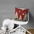 thumbnail image 7 of Christmas Tree Snowflake Merry Christmas Throw Pillow Covers Beautiful Throw Pillow Case 4 Pack Christmas Pillow Cover for Room Home Patio Bedroom Livingroom, 7 of 7