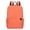 Orange, variant on Weebloom Large School Backpack For Kids Boys Girls Fashion Solid Color Lightweight Comfortable Outdoor Travel Large Capacity Backpack Bookbag Middle High School College Black