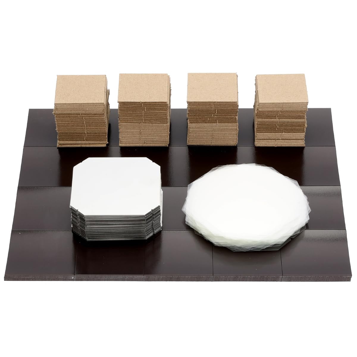 1000sets Cardboard Magnet 2x2inch Materials DIY Fridge Magnet Materials