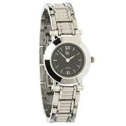 Women's Round Black Dial Watch