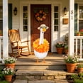 thumbnail image 4 of Porch Goose Clothes, Spring Holiday Decoration Set for 23 Inch Lawn Goose, Outdoor Garden Accessory, Multicolor Polyester Costume for Patio Yard Decor, 4 of 6