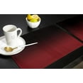 thumbnail image 5 of Abstract Ombre Red Black Art Placemats for Dinning Table Set of 4 Waterproof Cloth Table Mats, Cotton Linen Place Mats Fabric Dinner Mat Easy Clean Farmhouse Resistant Holiday Table Decor, 5 of 6