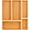 1 X 5PCS Natural, variant on bamboo drawer organizer Set,expandable drawer dividers,wooden storage organizers,drawer organizers for kitchen, bathroom,flatware,Tea Bag Organizer (1 X 5PCS Natural)