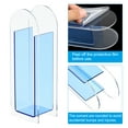 thumbnail image 3 of Uxcell Acrylic Vase Arch Acrylic Floral Vase Clear Geometric Plastic Decorative Vase Blue, 3 of 5