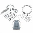 thumbnail image 2 of Oubaka Pet Memorial Keychain Gift - When Tomorrow Starts Without me Remembrance Keychain Pet Loss Sympathy Keychain Memorial Gift for Pet Owner Pet Lover, 2 of 4