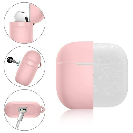 SaharaCase - Silicone Case for Apple AirPods 3 (3rd Generation 2021) - Pink