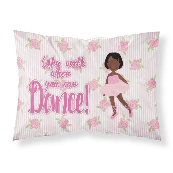 Ballet African American Short Hair Fabric Standard Pillowcase