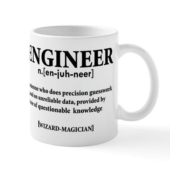 CafePress - ENGINEER NOUN Mugs - 11 oz Ceramic Mug - Novelty Coffee Tea Cup