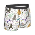 thumbnail image 2 of KLL Colorful Poodle Dog Men's Cotton Boxer Briefs Underwear-Small, 2 of 8