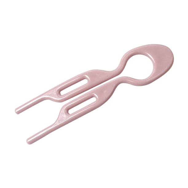 Maojin Horquilla ondulada en forma de U americana para mujeres con pelo recogido en la parte posterior de la cabeza, horquilla de diadema versátil