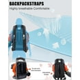 thumbnail image 5 of Floseru Backpack Leaf Blower 52CC 2 Stroke Backpack Gas Powered Leaf Blower with Fuel Tank, Grass Lawn Blower Air Cooling Gasoline Grass Blower for Leaf, Sand, Gravel, Snow, Yard and Driveway, 5 of 10