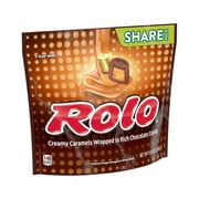Rolo Rich Chocolate Caramels Candy, Share Pack 10.6 oz