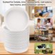 thumbnail image 1 of 100 Uds. Tapas de vasos de papel, taza desechable, tapa de taza, tapas desechables para chocolate caliente, tapas desechables para café expreso, tapas desechables para café con leche, 1 of 7