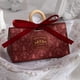 thumbnail image 2 of 1 caja de papel vacía con forma de triángulo y lazo para dulces de boda, caja de regalo portátil, exquisita caja de chocolate, postre, champán rojo y dorado, decoración para fiestas, 2 of 5