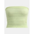 thumbnail image 5 of No Boundaries Seamless Textured Tube Top, Women's, 5 of 6
