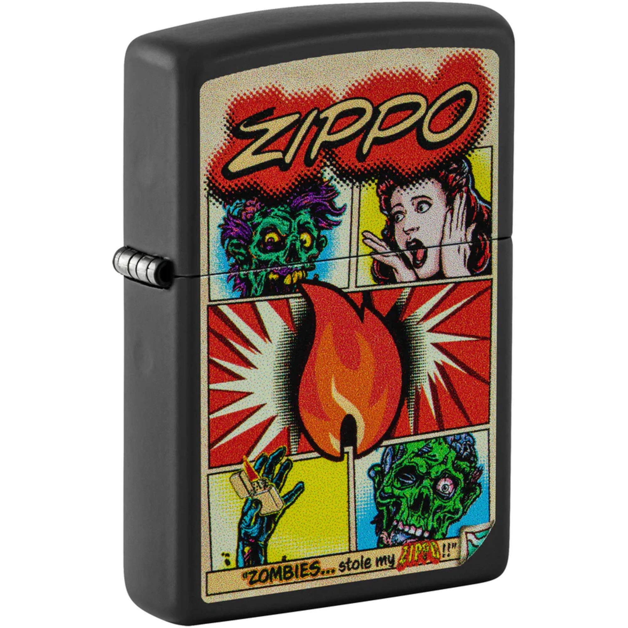 Zippo Mystical Frog Design High Polish Green Pocket Lighter