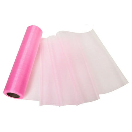 - Cottcuboaba 11 Inch x 27 Yards Tulle Roll Spool Fabric Table Runner Chair Sash Bow Tutu Skirt Sewing Crafting Fabric Wedding Party Gift Ribbon