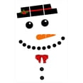 thumbnail image 1 of 1 Set Christmas Snowman Garage Sticker Garage Door Decorative DIY Stickers, 1 of 9