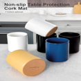 thumbnail image 4 of CUITING Utensil Holder  6.4” Ceramic Kitchen Utensil Holder for Countertop with Protection Cork Bottom  Vintage Farmhouse Kitchen Decor for Counter  Gift (Sand), 4 of 7
