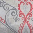 thumbnail image 3 of Hookless French Damask rideau de douche avec doublure PEVA, 3 of 4