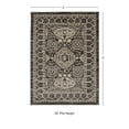 thumbnail image 3 of Contemporary Home Living 2' x 3' Rectangular Tribal Medallion Area Throw Rug - Gray and Charcoal, 3 of 7