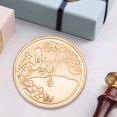 thumbnail image 1 of Cuadros Decorativos 24 Serie de términos solares Retro Fire Paint Stamp Head Brass Seal (Insects Awaken), 1 of 8