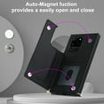 thumbnail image 6 of Dteck for Samsung Galaxy S20 Ultra Flip Wallet Case, PU Leather Magnetic Clasp Case with Card Slot Kickstand & Cross Body Strap Shockproof Protective Case for Samsung S20 Ultra Ladies, Black, 6 of 10