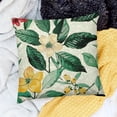 thumbnail image 2 of BANET Spring Pillow Covers, Olive Green Teal Yellow Flower Decorative Throw Pillows,Vintage Plant Floral Summer Seasonal Outdoor Decor Pillowcase Cushion Cover for Couch Sofa White, 2 of 5