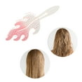 thumbnail image 6 of Unique Bargains 1 Pc Gradual Flame Hollow Comb Hair Brush Pink ABS Nylon, 6 of 6