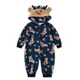 thumbnail image 1 of Pyjamas de Noël Assortis pour la Famille, Justaucorps à Capuche, une Pièce, 1 of 3