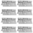thumbnail image 3 of Weiweiguan 8pcs Spring Hinge Self Closing Hinges Stainless Steel Door Hinges Auto Close Hinges, 3 of 7