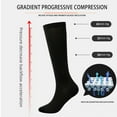 thumbnail image 4 of LYMAYTER Outdoor Knee-High Socks Compression Support Athletic Leisure Socks Breathable Cushioning, 4 of 8