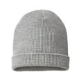thumbnail image 2 of Richardson - Waffle Cuffed Beanie - 146R - Heather Grey - Size: One Size, 2 of 2