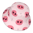 thumbnail image 3 of Naloa Pig Noses Reflective Double-Sided Bucket Hat, Sun Hat, Soft and Breathable for Gardening, Beaching, Camping, Hiking, Fishing, 3 of 9