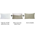 thumbnail image 2 of Home Soft Things Milliken Plush Throw Pillow Covers 2 Piece Set - Simply Taupe - 14" x 26", 2 of 4