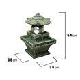 thumbnail image 3 of Fontaine Lanterne Pagode avec Lumière, 3 of 3