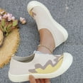 thumbnail image 4 of LEAVINGSUO Shoes for Women Versatile Plus-Size Mesh Breathable Soft Sole Walking Shoes Comfortable Shoes Beige 40, 4 of 7