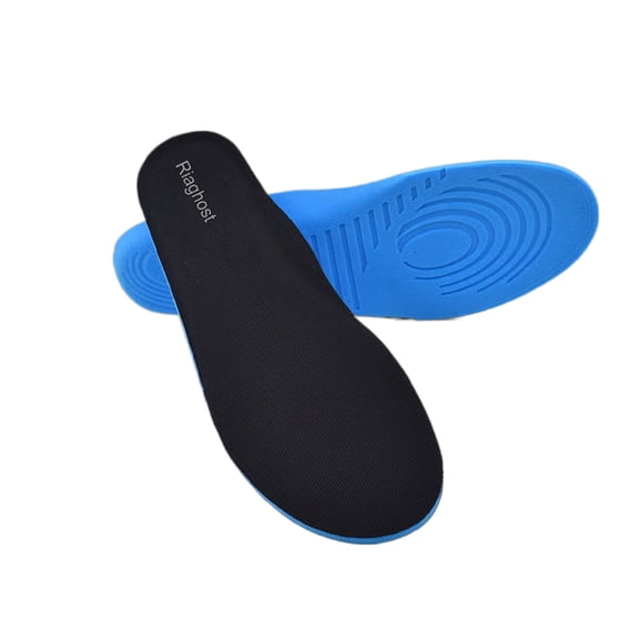 Riaghost Insoles, Full Length Comfort Support Shoe Insoles, Women's 7-8.5/Men's 6-7.5 Blue