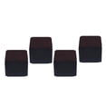 thumbnail image 1 of Juego de 4 elevadores de cama, elevadores de muebles, protectores de patas de sofá, soporte antideslizante Negro 60x52mm, 1 of 9