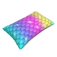 thumbnail image 3 of Balery Rainbow Scales2 Bedding Queen Pillow Cases - Envelope Closure - Soft Brushed Microfiber Fabric - Shrinkage and Fade Resistant Pillow Cases-20"x30", 3 of 9
