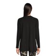 thumbnail image 3 of Time and Tru Women's Raglan Sleeve Tunic Top, 3 of 5