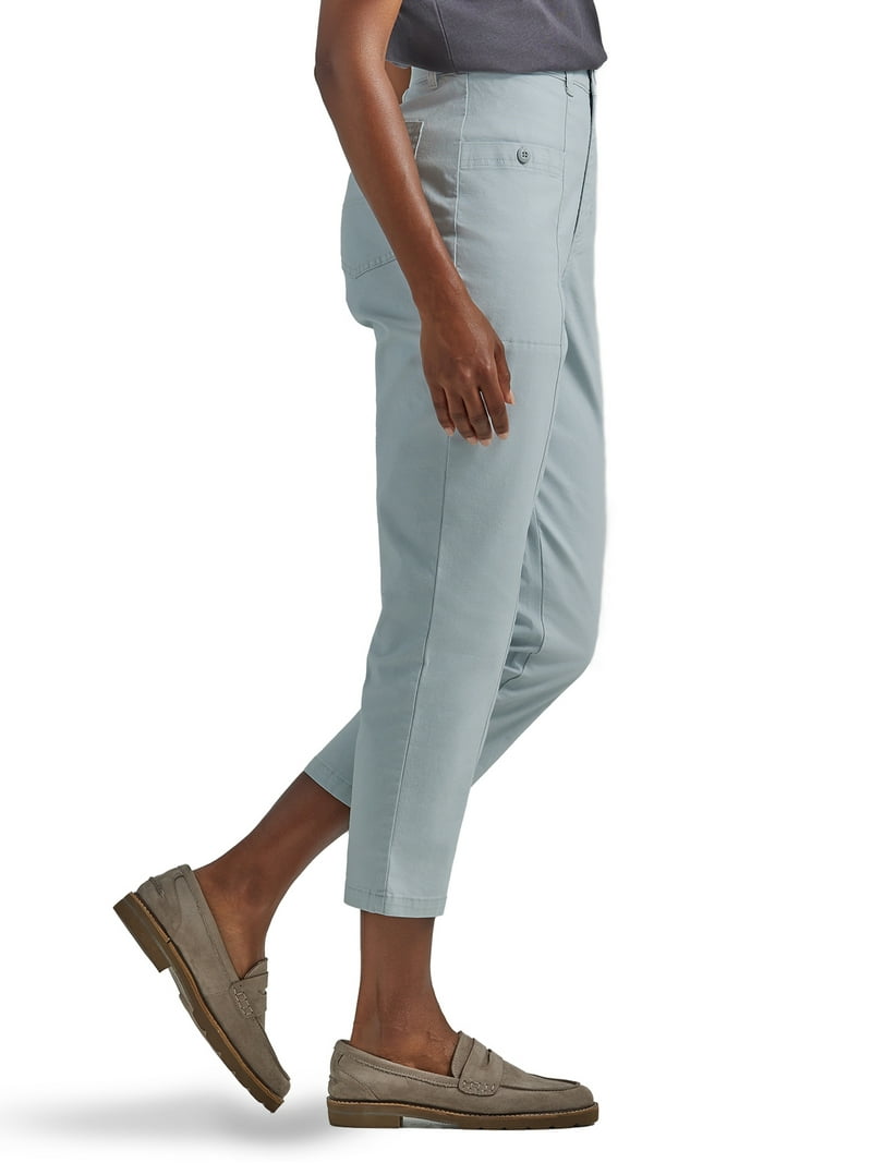 Lee® Women's Ultra Lux Relaxed Fit Seamed Crop Pant - Walmart.com