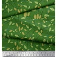 thumbnail image 3 of Soimoi Green Poly Georgette Fabric Clover Floral Print Sewing Fabric Yard 52 Inch Wide, 3 of 3