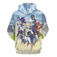 thumbnail image 3 of Genshin Impact Unisex Sweatshirts Loose Pullover Sweater Hooded Hoodie 3D Printing Jacket Winter Fall Clothes 2XL, 3 of 7