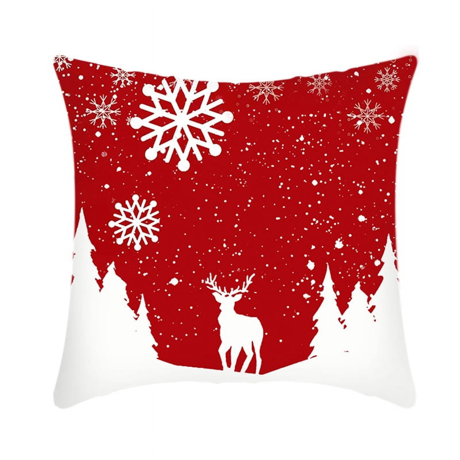  Outdoor Pillows Covers with Inserts 1PCS, Christmas Snowman  Snowflake Red Bird Xmas Style Waterproof Pillow with Adjustable Strap  Decorative Throw Pillows for Patio Furniture Lounge Chair, 12x20 Inch :  Patio, Lawn