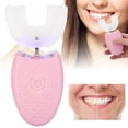 thumbnail image 1 of Cepillo de dientes eléctrico Fugacal en forma de U rosa, 1 of 6