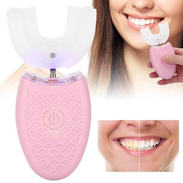 Cepillo de dientes eléctrico Fugacal en forma de U rosa